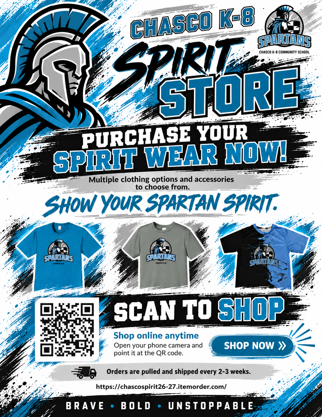  - <p>We Are Spartans!&nbsp; Brave, Bold, Unstoppable!</p>